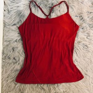 Mountain Hardwear Women Red Tank Top Xl